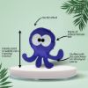 Picture of HRIKU ASHTBAHU (Octopus) Catnip Toy for Cats - L