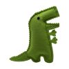 Green Colour Dinosaur Shaped Catnip Toy for Cats