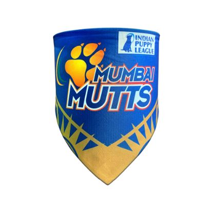 Dog IPL Scarf for Team Mumbai