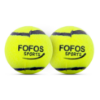 FOFOS Sports Fetch Ball 2 Pack Dog Squeaker Toy Front Close View