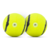 FOFOS Sports Fetch Ball 2 Pack Dog Squeaker Toy Back Side Close View