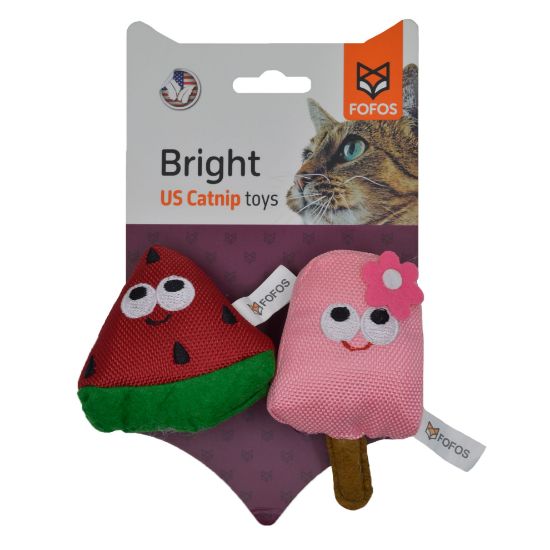 FOFOS Summer Cat Toy - Watermelon with Popsicle 5% GST