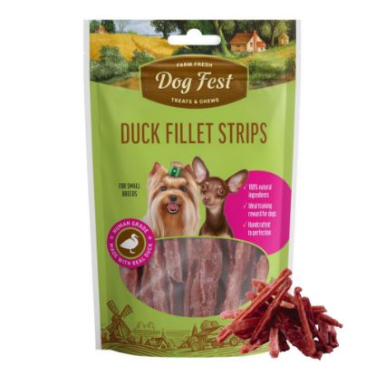 Dogfest Dog Treat Duck Tenders Packet view