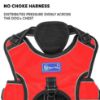 Picture of Whoof Whoof Full Body Three Layer Belt Harness in Extra Large Size and Red Colour