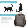 FOFOS Expandable Foldable Backpack Pet Carrier Grey Anti-Scratch Product Guide