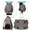 FOFOS Expandable Foldable Backpack Pet Carrier Grey Anti-Scratch Bag Size Guide