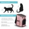FOFOS Anti-Scratch Backpack Pet Carrier Size Guide