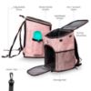 FOFOS Anti-Scratch Backpack Pet Carrier Size Measurement