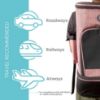 FOFOS Anti-Scratch Backpack Pet Carrier Features
