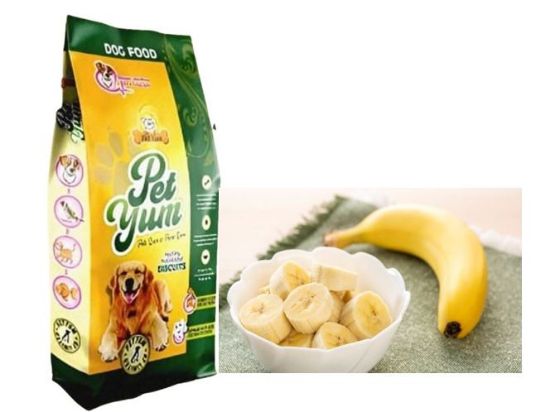 Banana Flavour High-Quality Veg Dog Food Online Packet