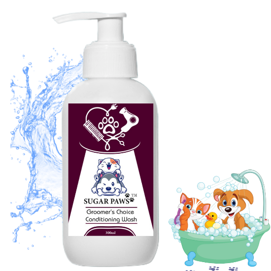 SUGAR PAWS Conditioning Shampoo for Dogs, Cats 300ml