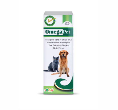 OMEGAPET Syrup For Dandruff And Hair Loss in Dogs And Cats
