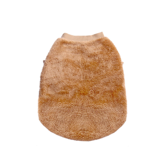 Petsnugs Camel Furry Sweater For Dogs & Cats 100% Polyester