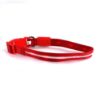 Red colour Nylon LED Safety Dog Collar