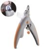 LED Nail Cutter head close view with white background