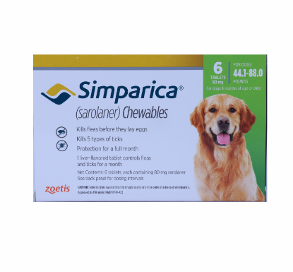 SIMPARICA 80 MG(20-40KG)44-88L
