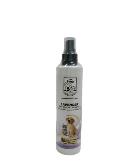 LAVENDER DRY BATH PET SHAMPOO	 front 
