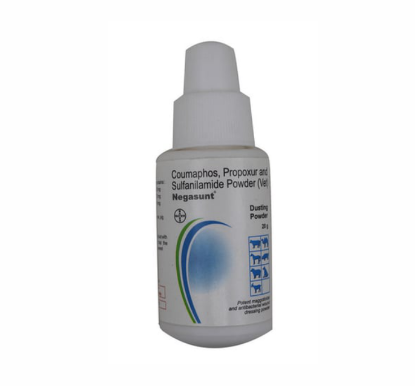 20gm Pet Wound Healing NEGASUNT POWDER Bottle Front View