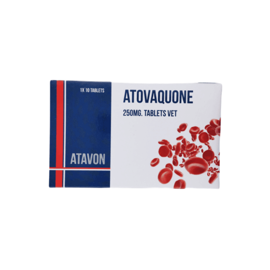 ATOVAQUONE TAB 250MG (1X10)	 front 