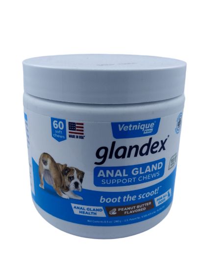 GLANDEX 60 CHEWS - 18 %	front 