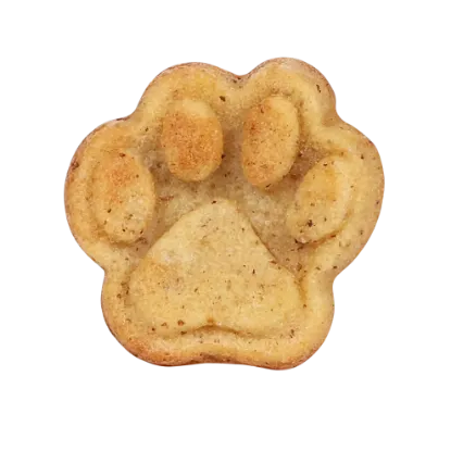 Close View of Wiggles N' Nibbles Paw Shape Cake for Dogs And Cats