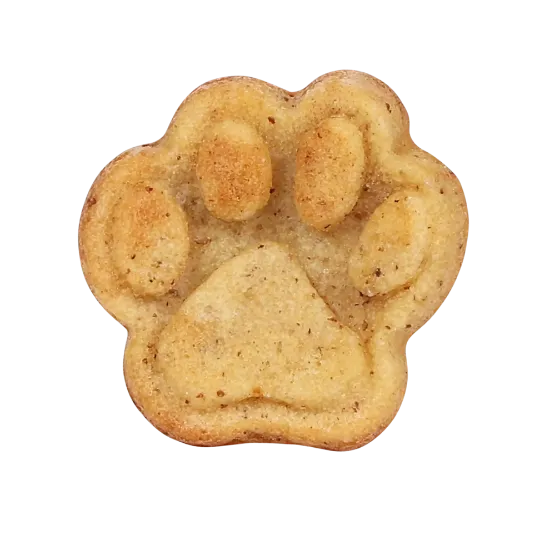 Close View of Wiggles N' Nibbles Paw Shape Cake for Dogs And Cats
