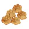 5 piece of Wiggles N' Nibbles Paw Shape Cake for Dogs and Cats without background