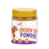 Front View of Wiggles N' Nibbles Chicken Feet Powder 200gm Jar