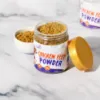 Showing open jar of Wiggles N' Nibbles Chicken Feet Powder 200gm