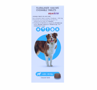 BRAVECTO 1000MG 20-40KG