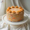 Pet Chicken & Carrot Cake 0.5 Kg in White Plate 